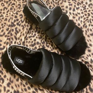 UGG Australia Puff Yeah Satin Slides